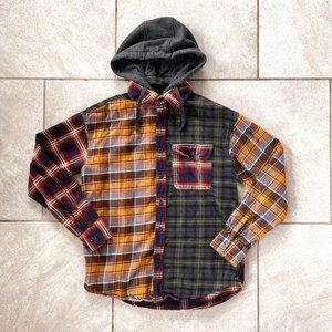 American Eagle Relaxed Fit Hooded Shirt